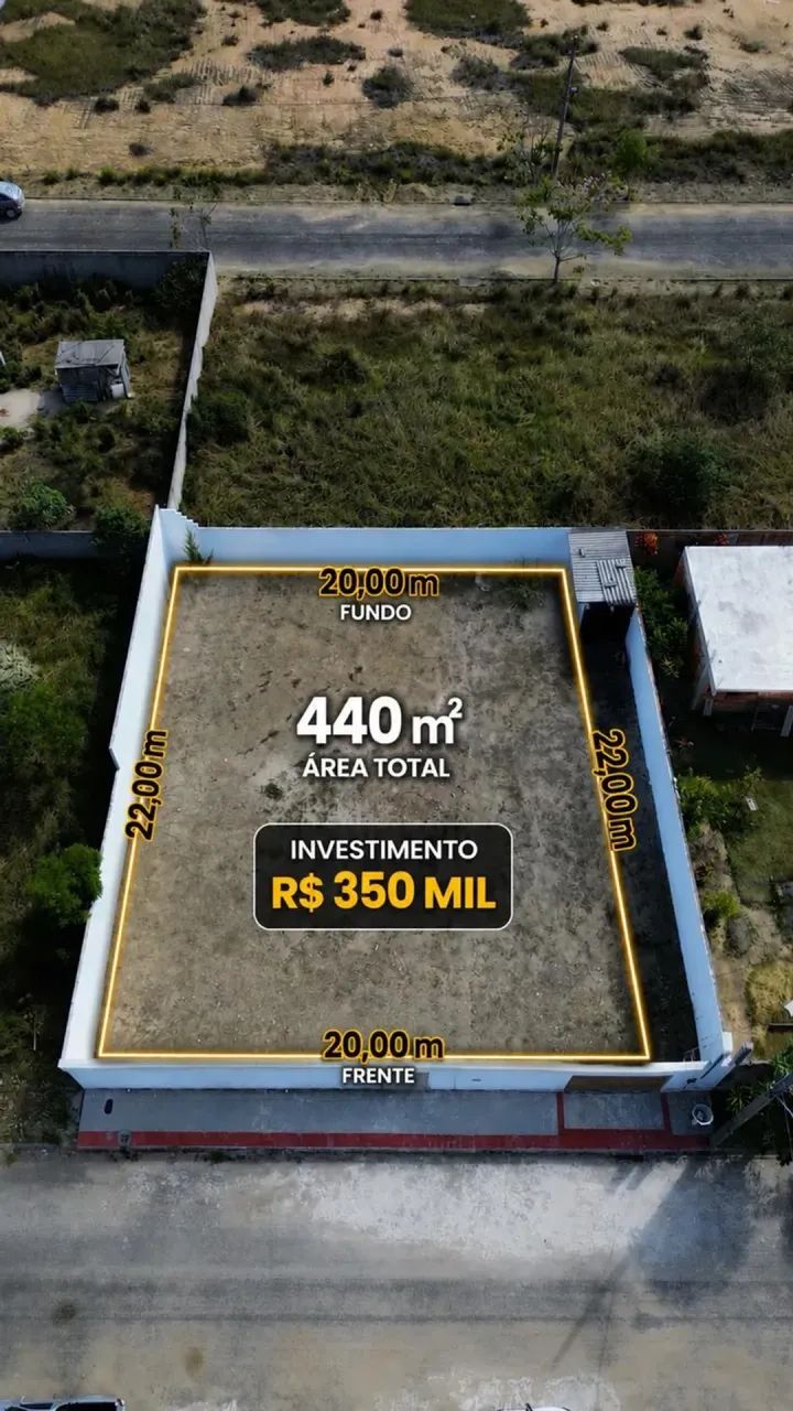 VENDO TERRENO MURADO COM AGUA E LUZ RESIDENCIAL HZ - Foto 2