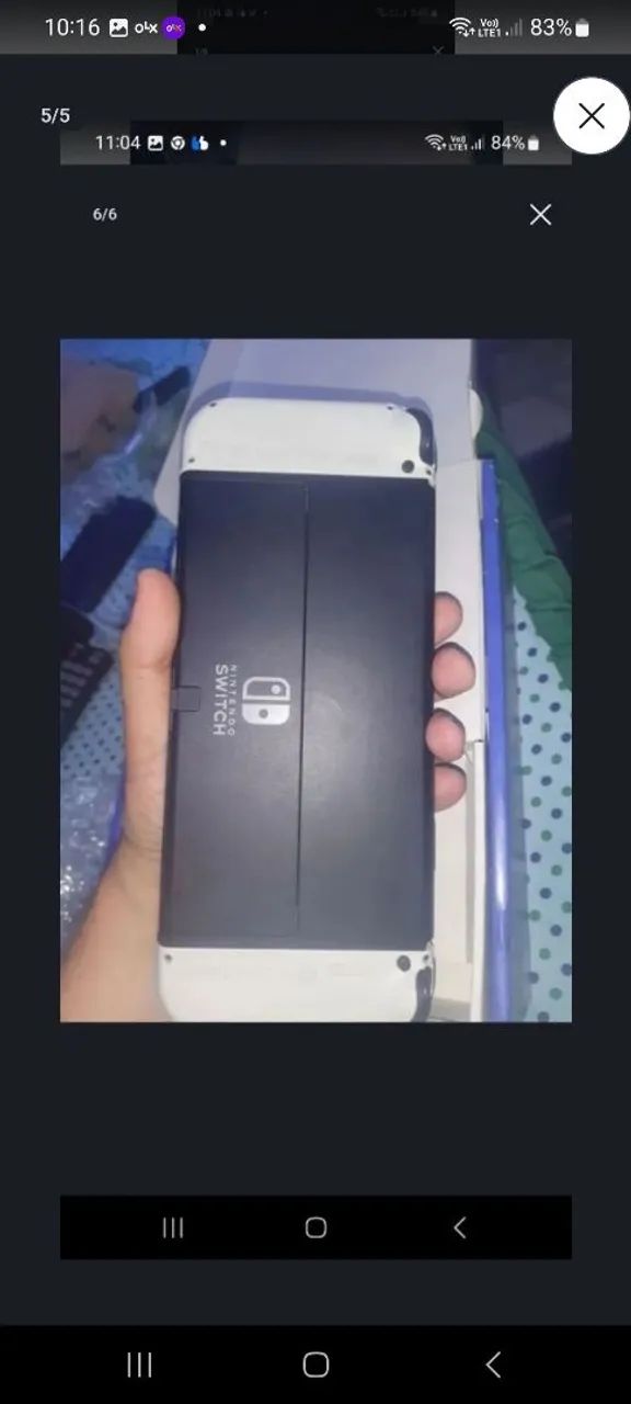 Nintendo switch oled d.es.b.l.o.q.u.e.a.do com caixa - Foto 5