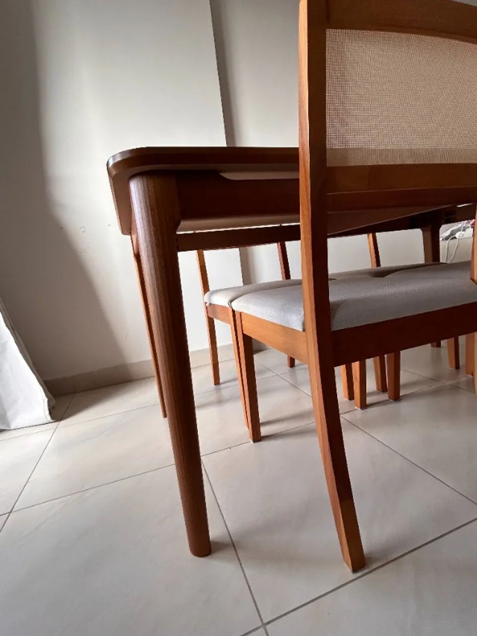 Mesa de Jantar 6 Lugares Madeira - Foto 3
