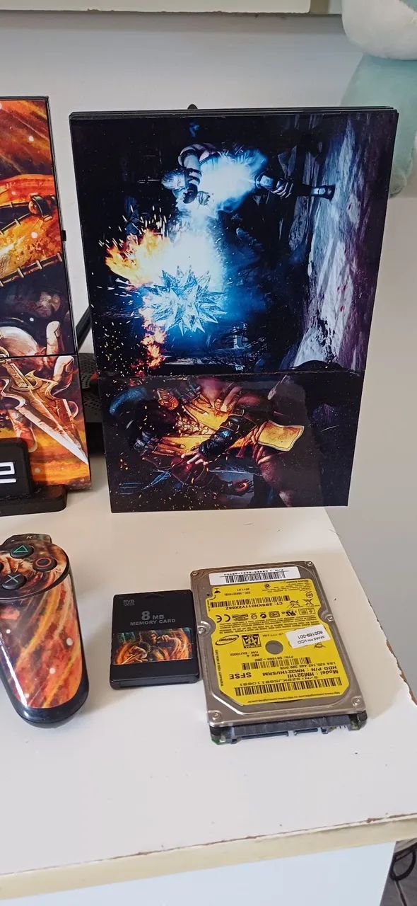 Ps2 com vários jogos  - Foto 4