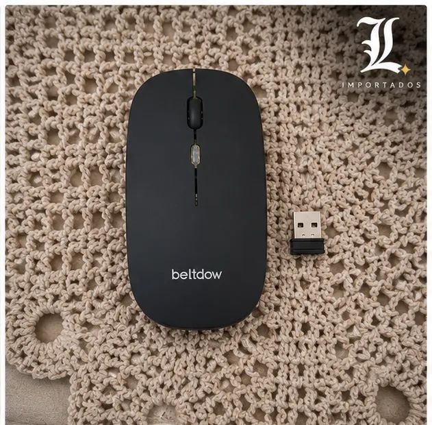 Mouse Sem Fio Wireless Com Receptor USB Para PC e Notebook (Novo) - Foto 4