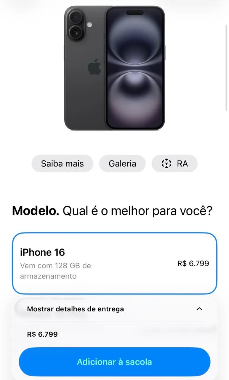 iPhone 16 - 128 Gb - 92% Bateria - Foto 3