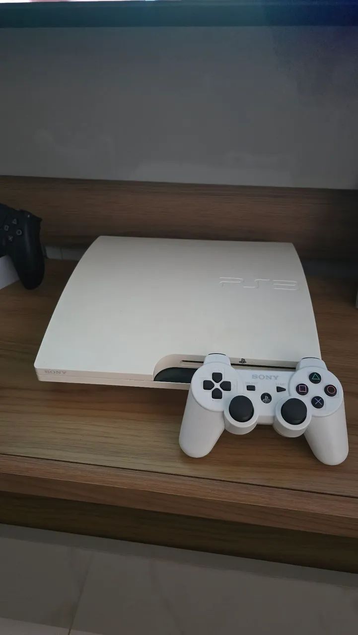 Ps3 slim branco 1 tera 