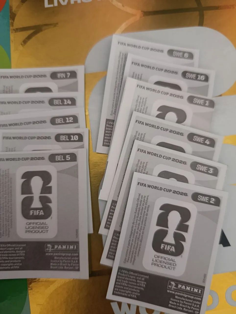 Lote figurinhas copa 2026
