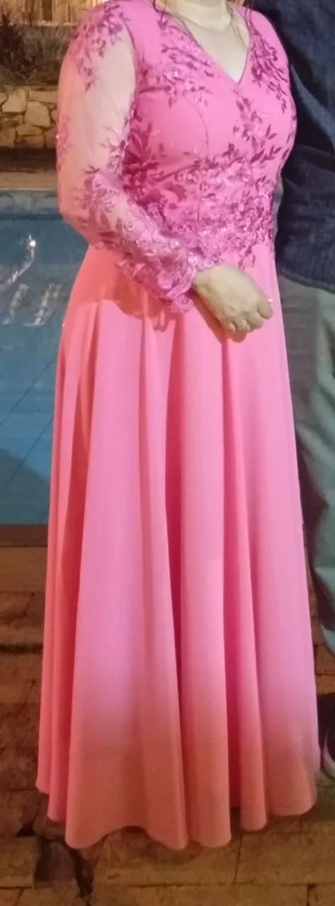 Vestido Madrinha - Rosa - Foto 2