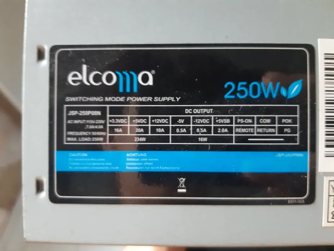 Fonte Elcolma 250 watts 115/230V - Foto 2