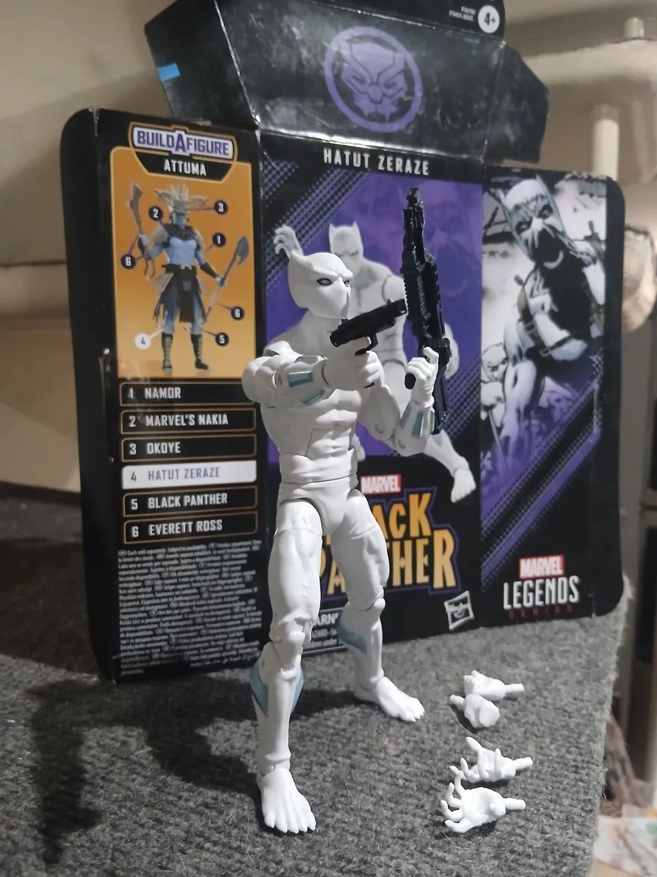 Pantera Negra Black Panther Hatut Zeraze Marvel Legends  - Foto 3