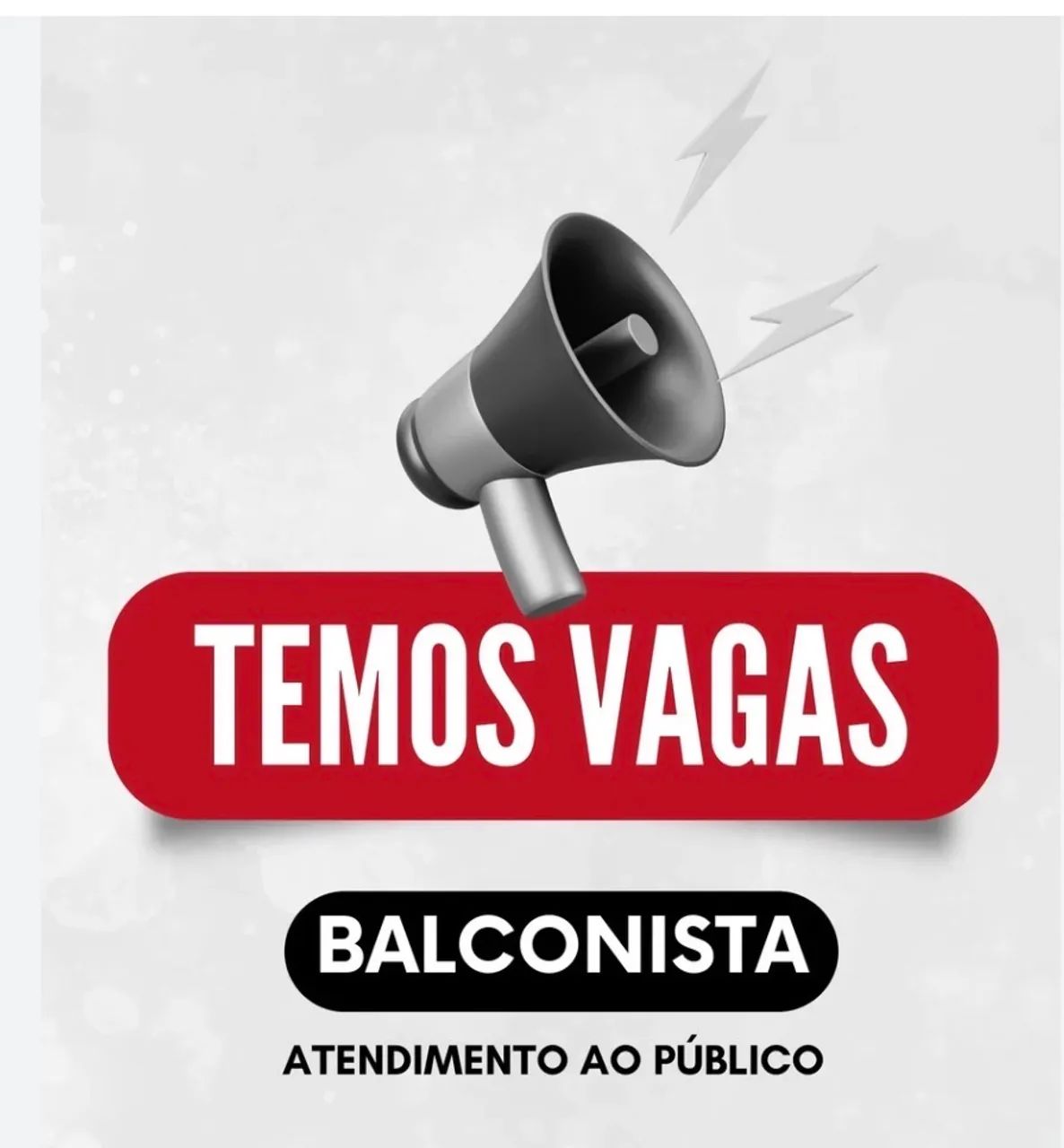 Contrata-se balconista