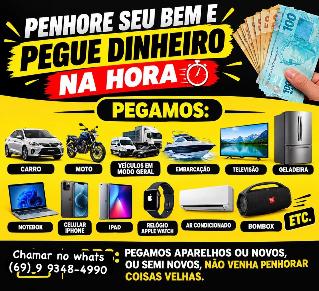 Para o comércio 