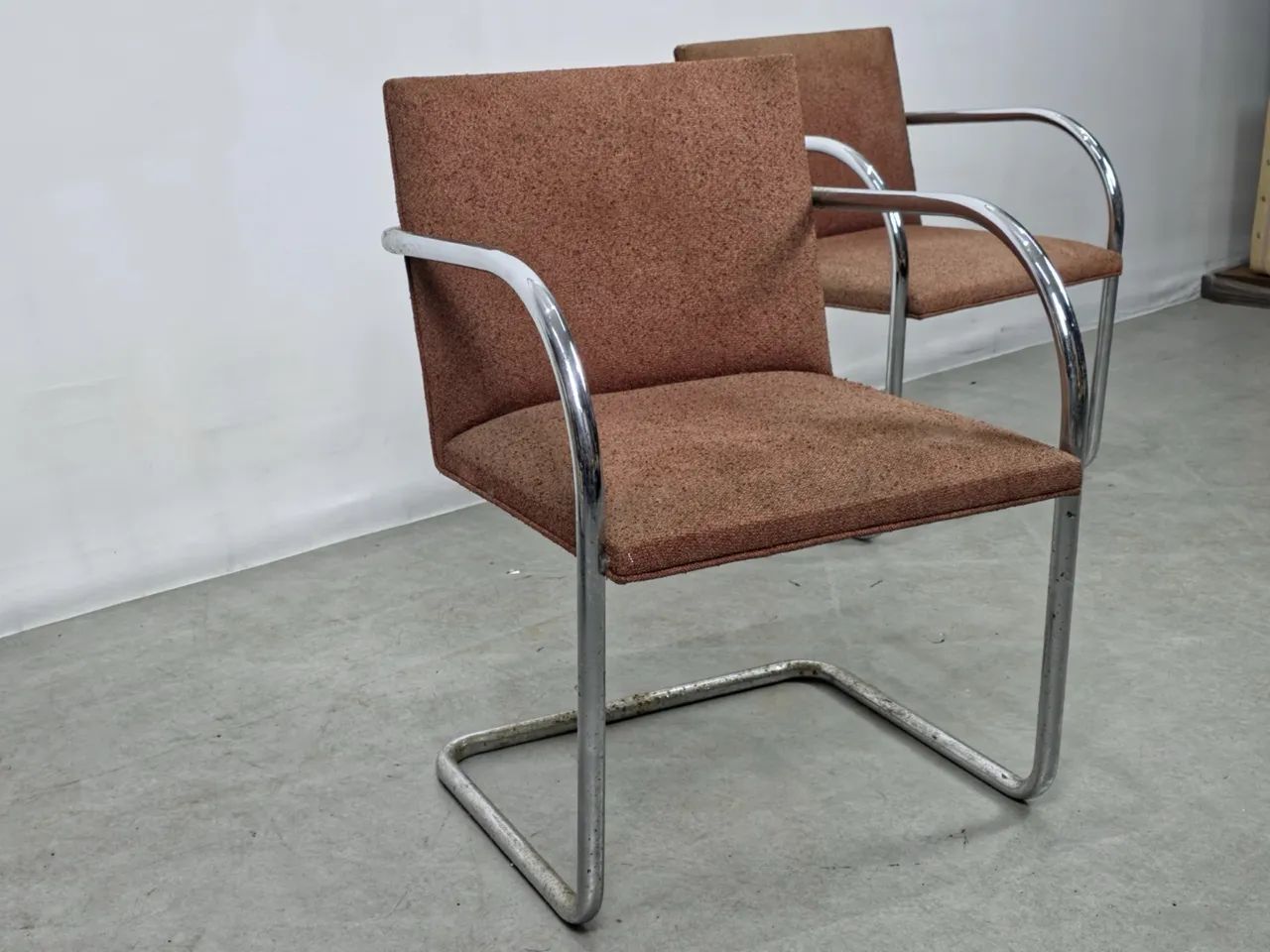 Conjunto de 4 cadeiras década de 70- ludwig mies van der roje - Foto 5