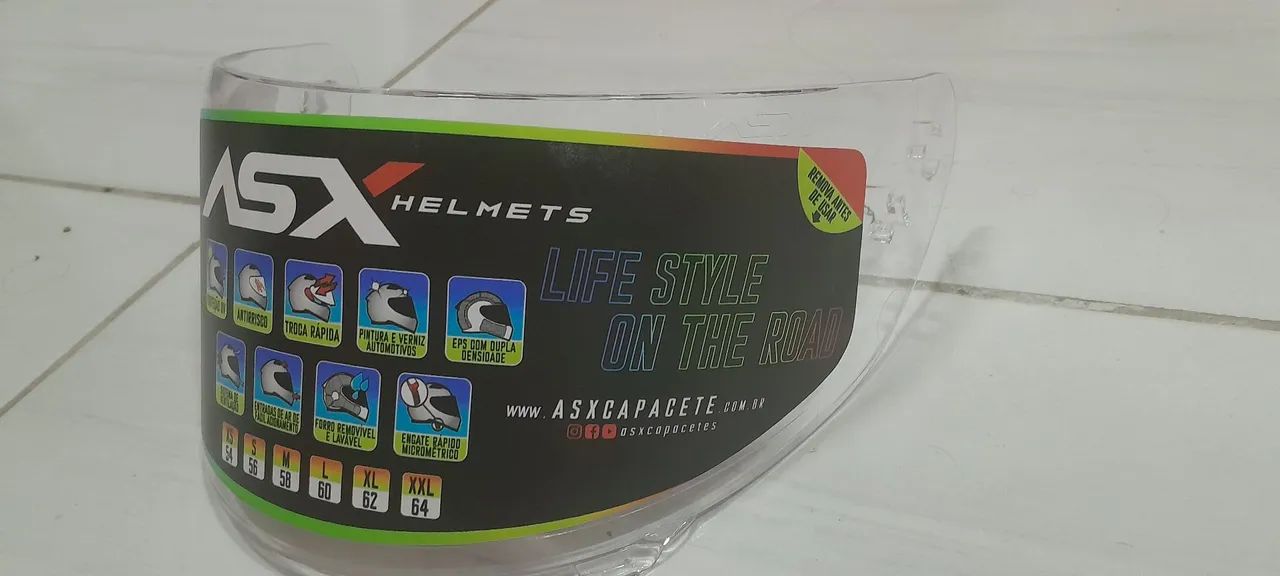 Viseira transparente capacete - Foto 2