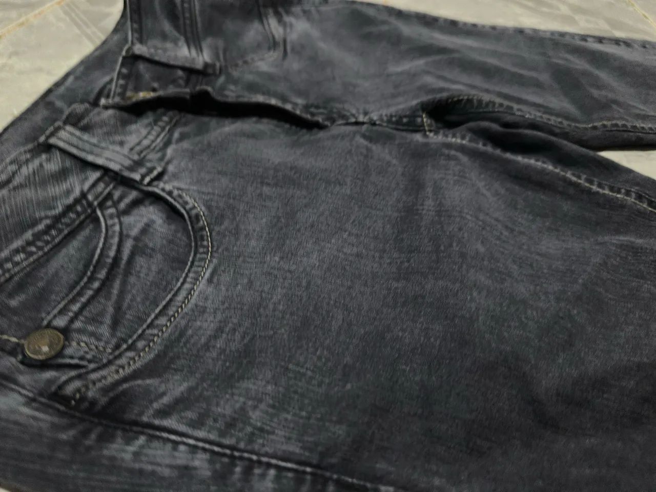 Calça bootcut/flare vintage y2k - Foto 3