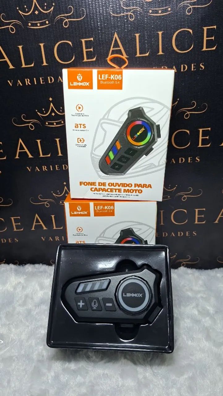 Microfone para capacete Bluetooth 