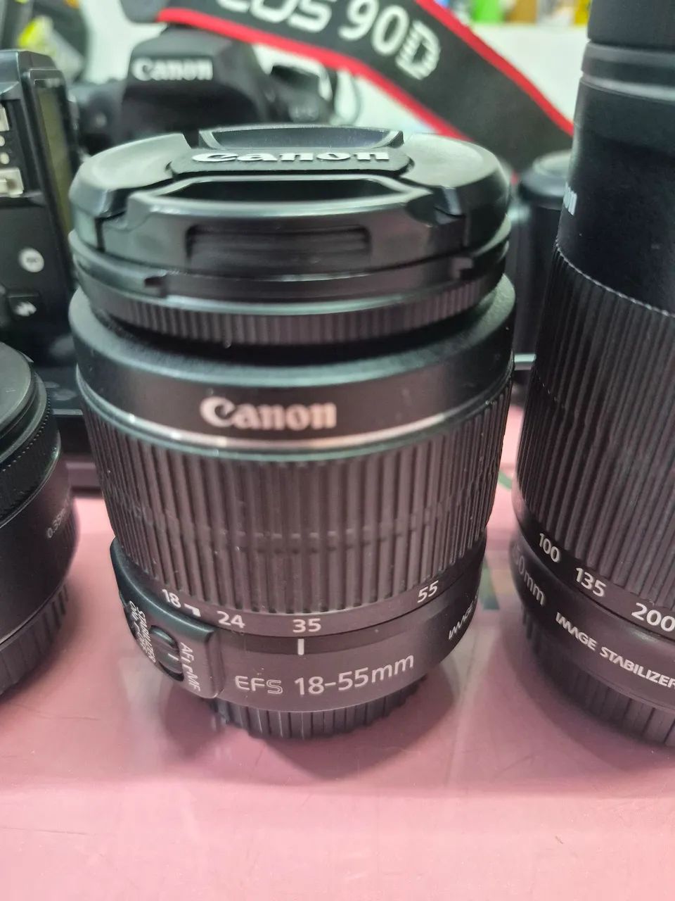 Câmera Canon 90d com 3 lentes  - Foto 4