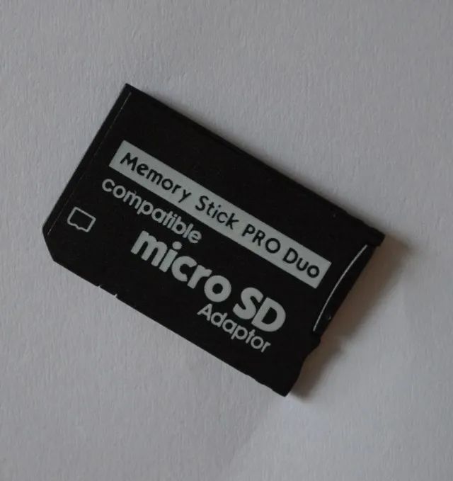 Adaptador Memoria Pro Duo + micro 32GB Para Micro Sd Psp E Câmeras Sony - Foto 3