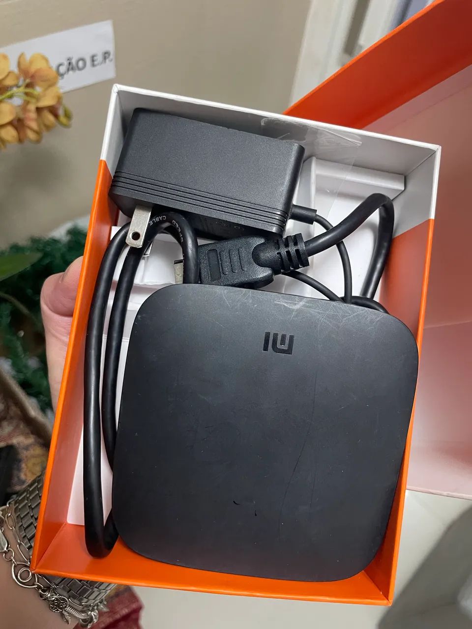 Mi box 4k HD sem controle