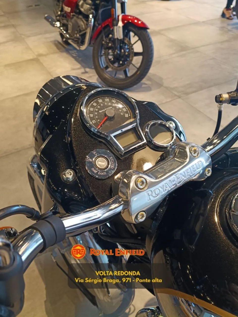 LEONI - R.E CLASSIC 650 CHROME BLACK - Foto 2