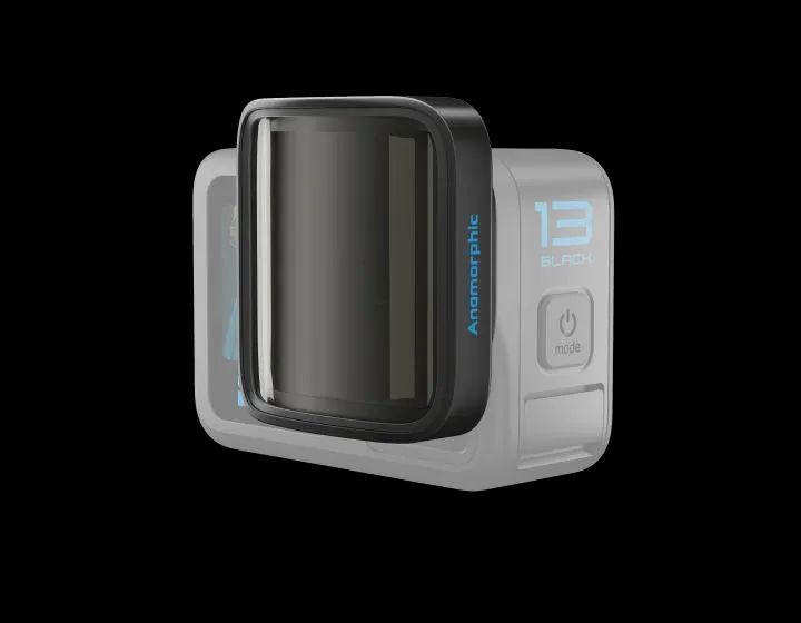 Lente Anamórfico GoPro HB-SERIES Anamorphic Lens Mod 13mm de Distancia Focal Cor Preto