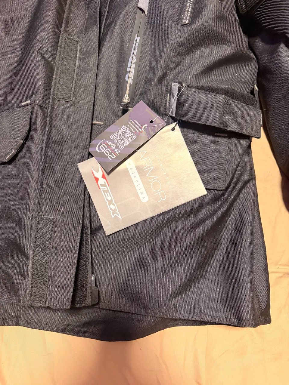 Jaqueta TEXX Armor Masculina - Preta e Cinza - Foto 4
