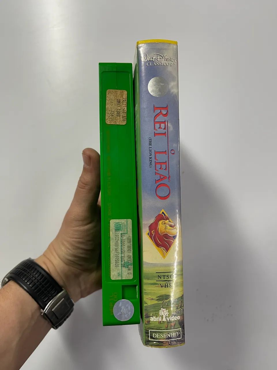 Vhs O rei leão original fita verde dublado - CDs, DVDs etc