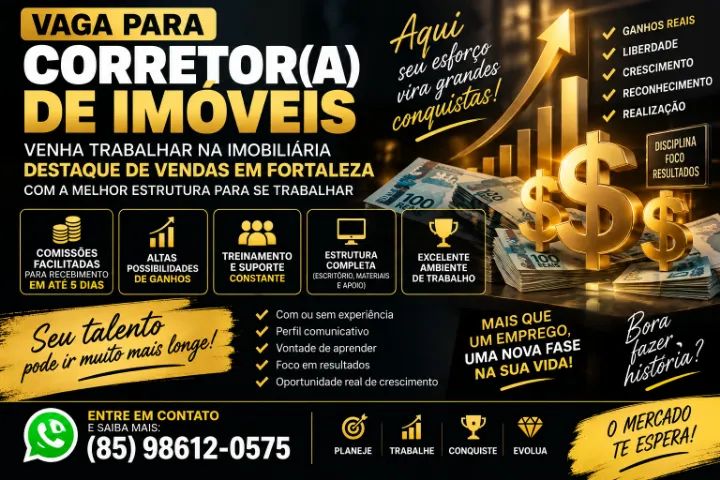 VAGAS SEM EXPERIENCIA
