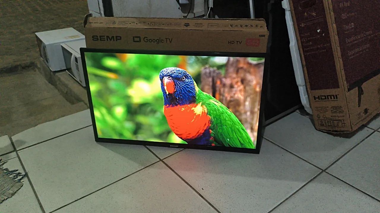 Tv Smart SEMP TCL 32 Polegadas Android Top de Verdade! - Foto 2