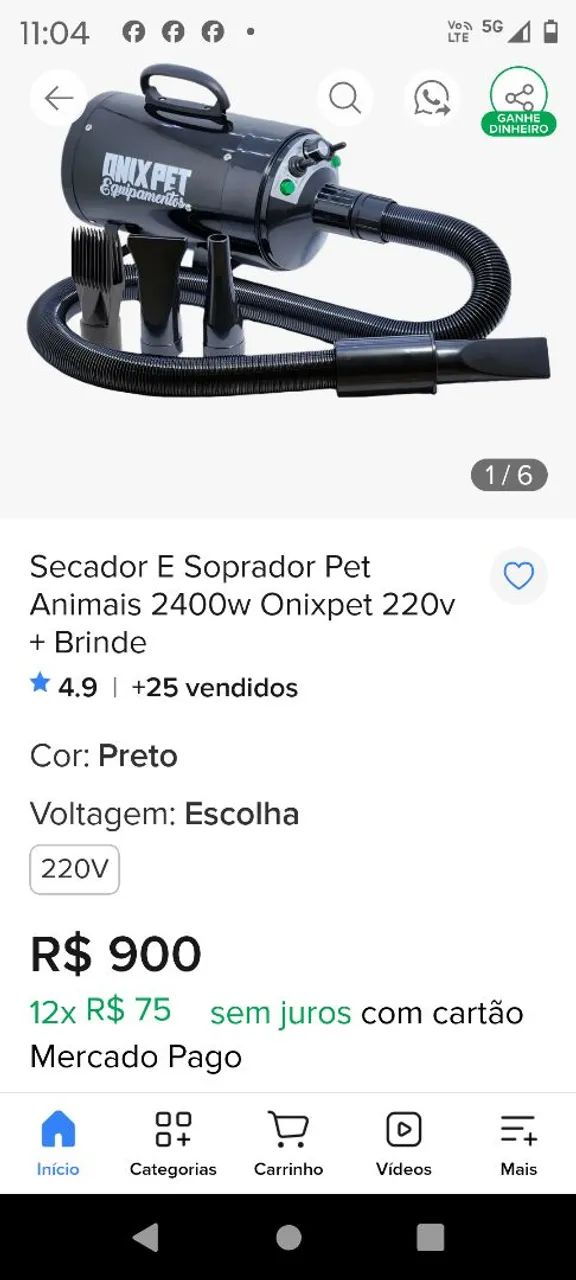 Secadora profissional Pet shop  - Foto 2