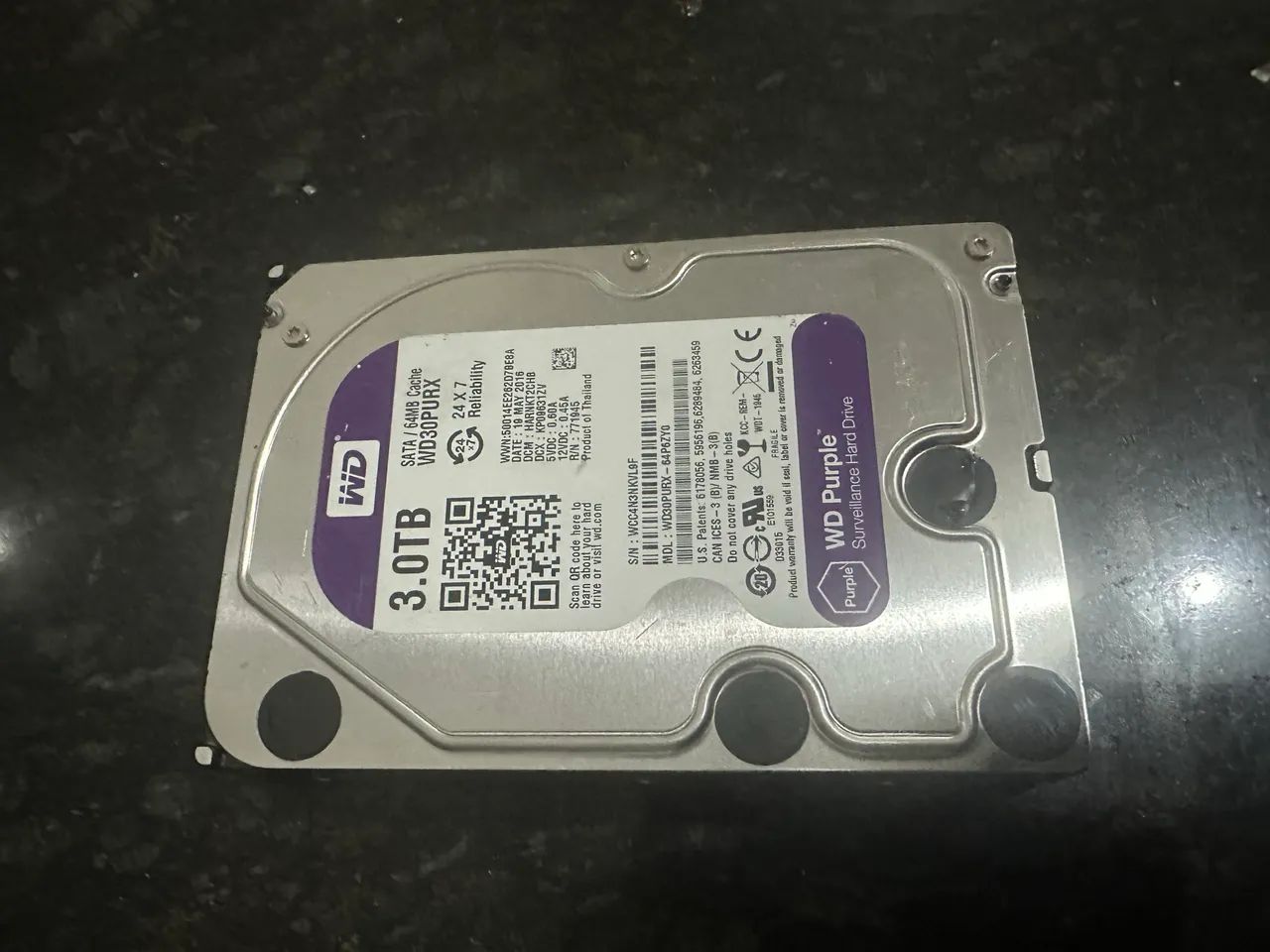 HD Purple de 3 Terá 