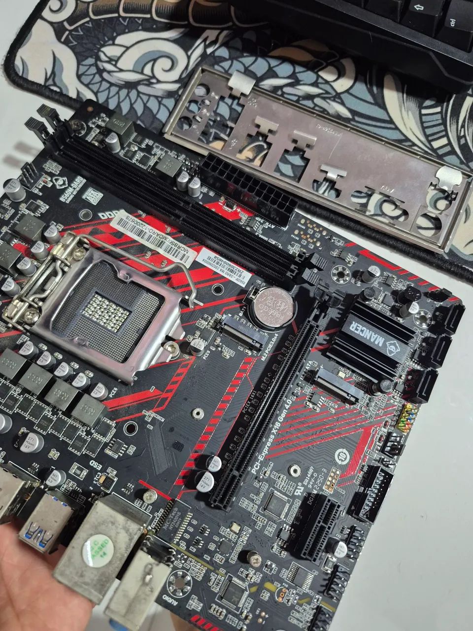Placa mãe Mancer/ Intel socket 1200 funcionando perfeitamente  - Foto 3