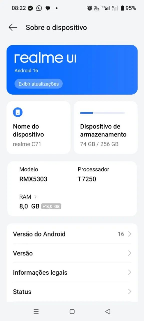 REALME C71 256 GB  - Foto 4