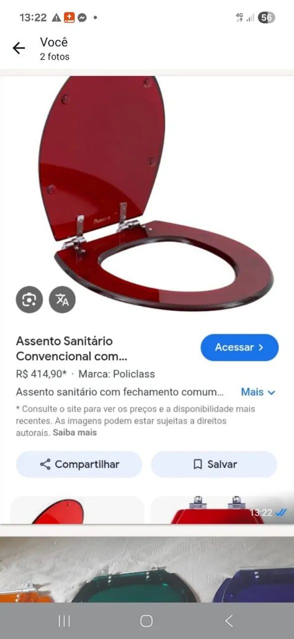 Assentos de acrílico  - Foto 5
