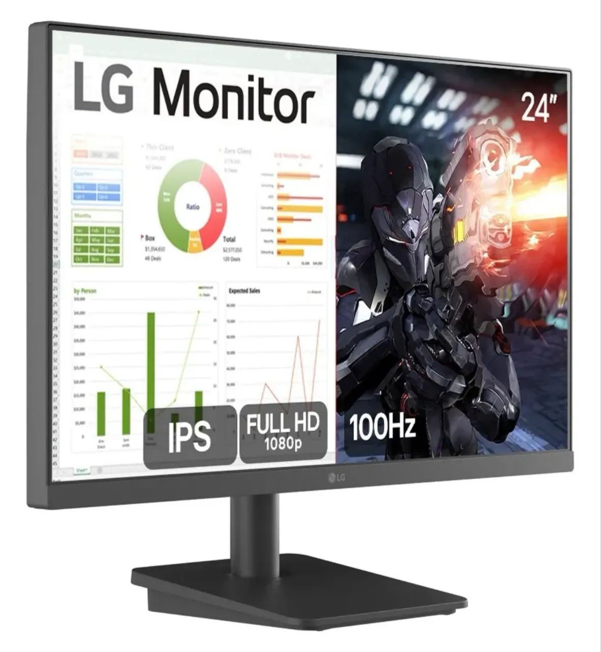 MONITOR GAMER LG 24 ms Ips FULL HD 100HZ - Foto 4
