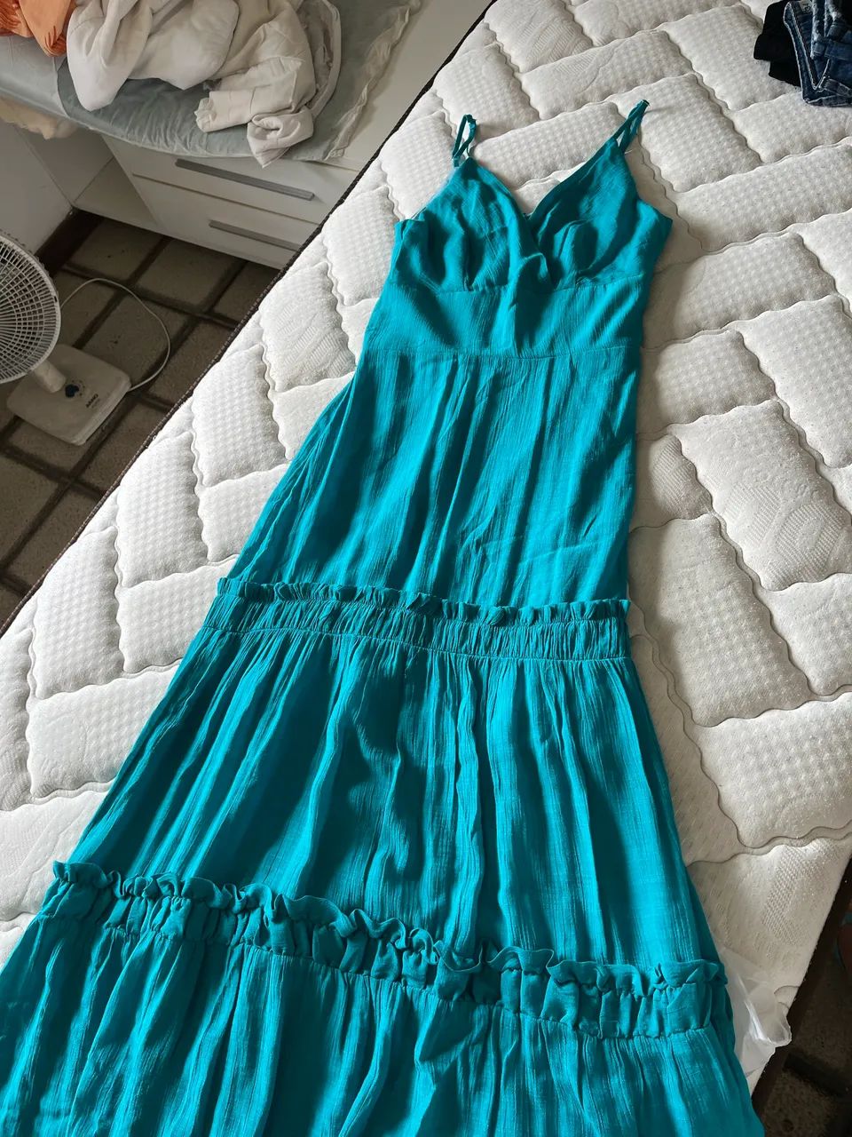 Vestido longo azul - Foto 2