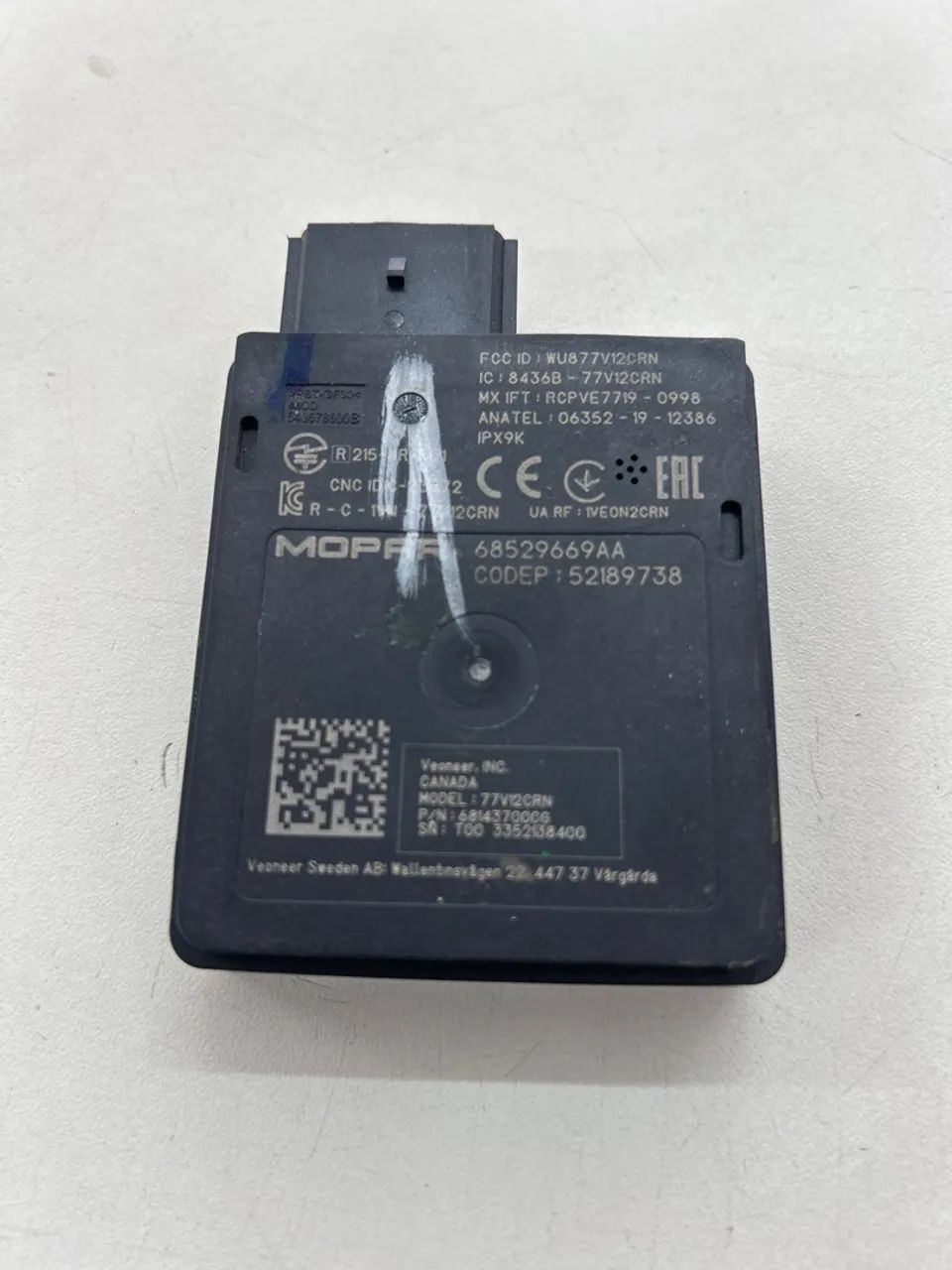 Módulo do sensor ponto cego jeep renegade compass e comandar