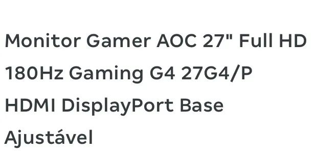Monitor Gamer 27 AOC - Foto 2