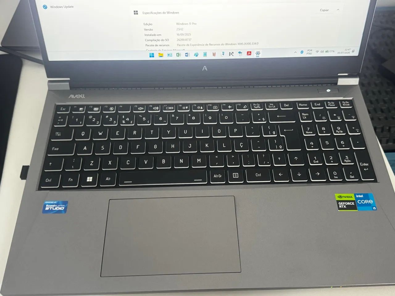 Notebook Avell i5 32/512 - Foto 4