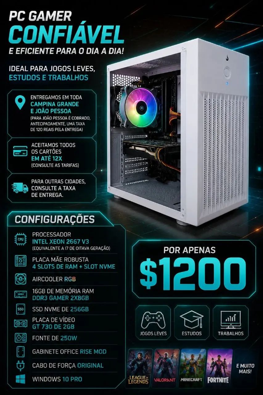 ? PC Gamer Custo-Benefício