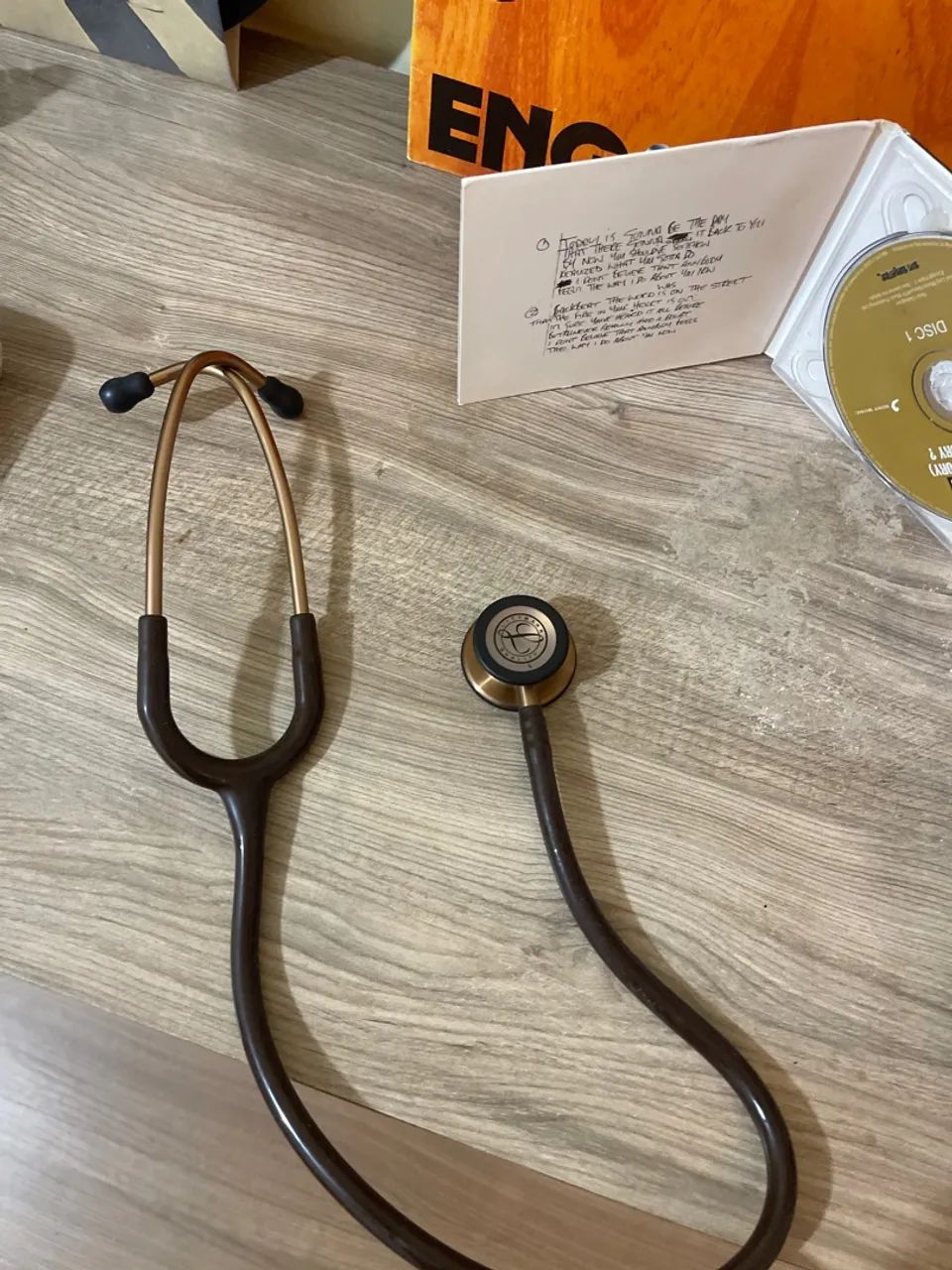 Estetoscópio littman classic 3 chocolate cobre 