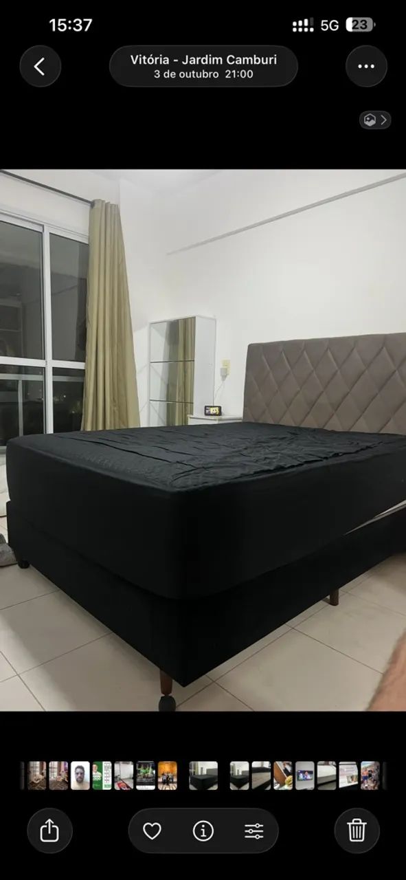 Cama Box Casal Master Simonetti + Cabeceira Estofada (Com Capa Impermeável) - Foto 3