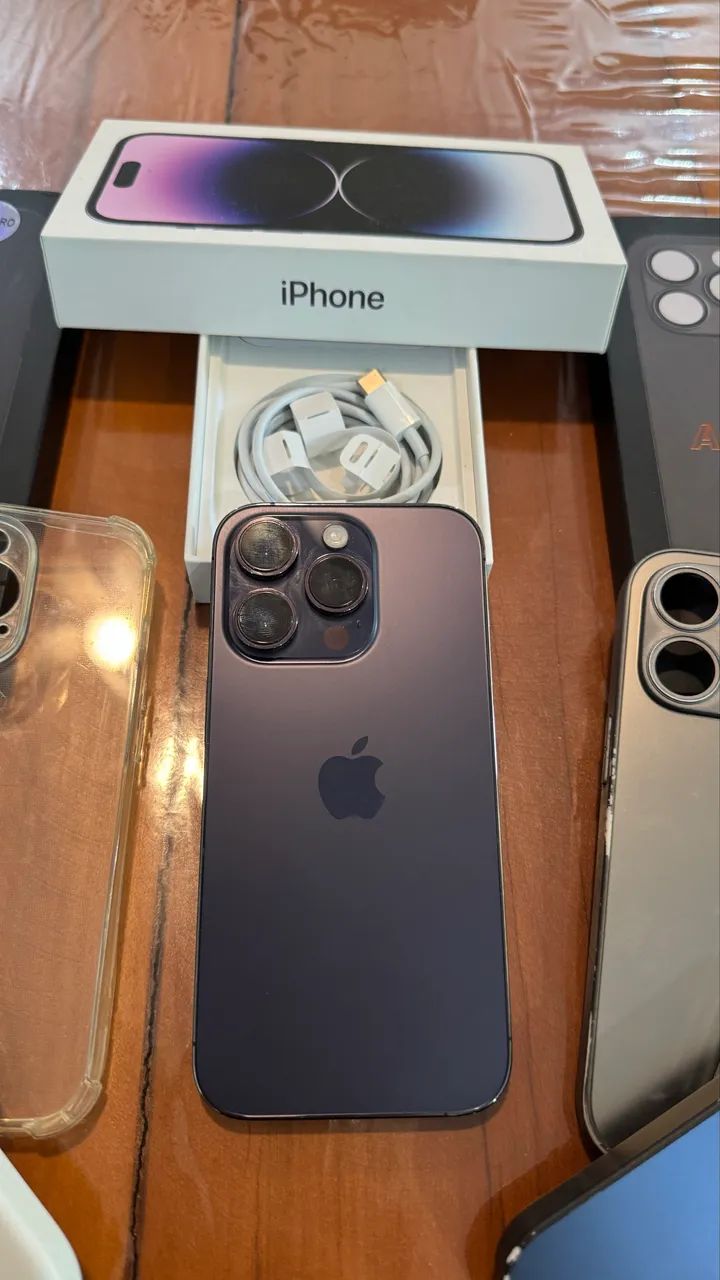 iPhone 14 Pro 256gb com caixa e cabo original - Foto 6