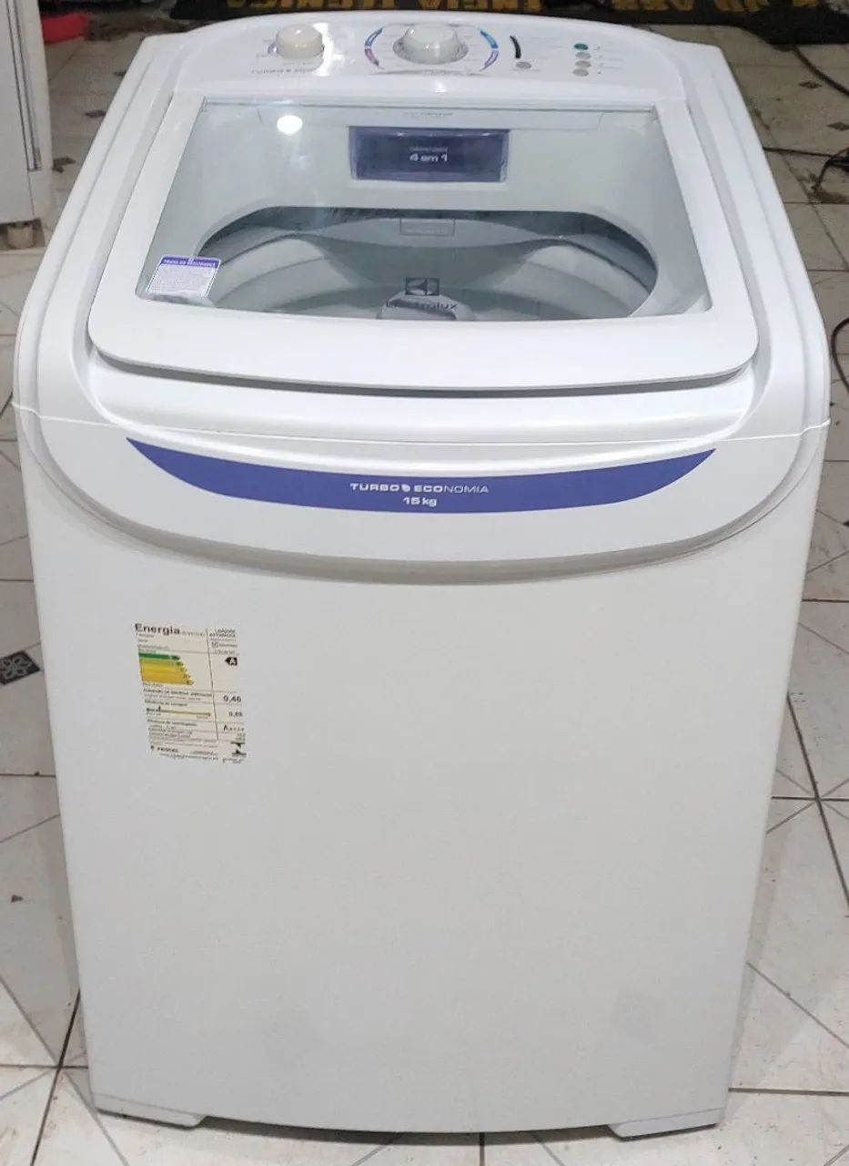 Máquina de lavar Electrolux 15kg turbo 
