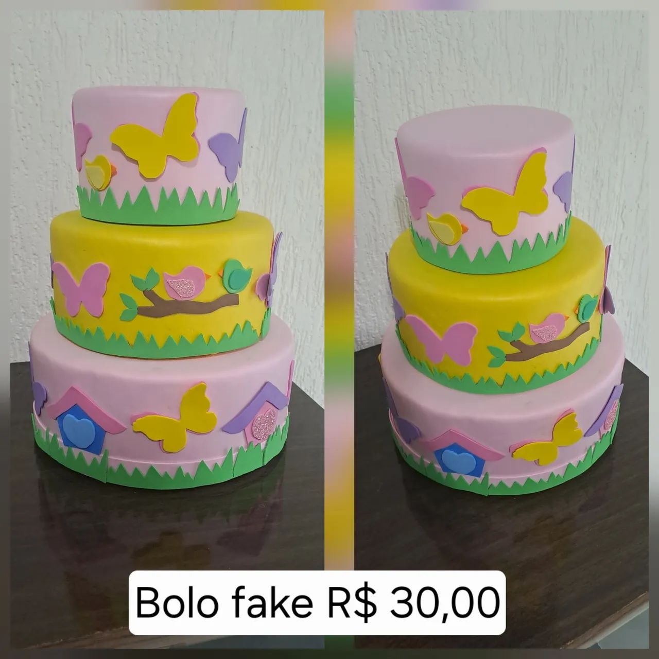Bolo fake e Decoração  - Foto 4