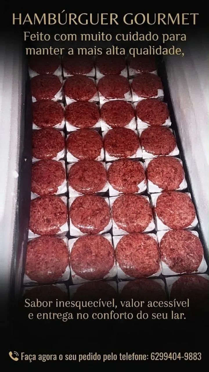 Hambúrguer 100% Artesanal - Foto 2