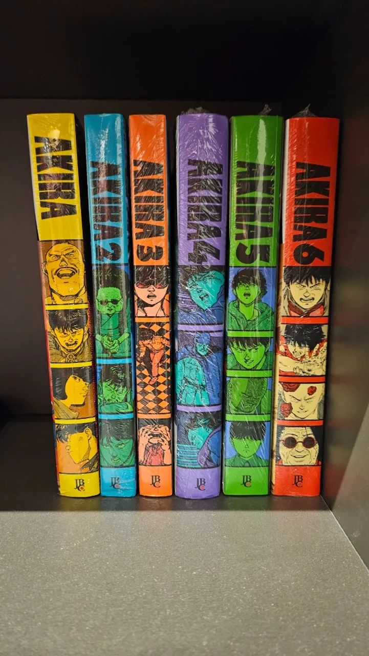 Coleção completa mangá Akira 6 volumes JBC. Lacrados