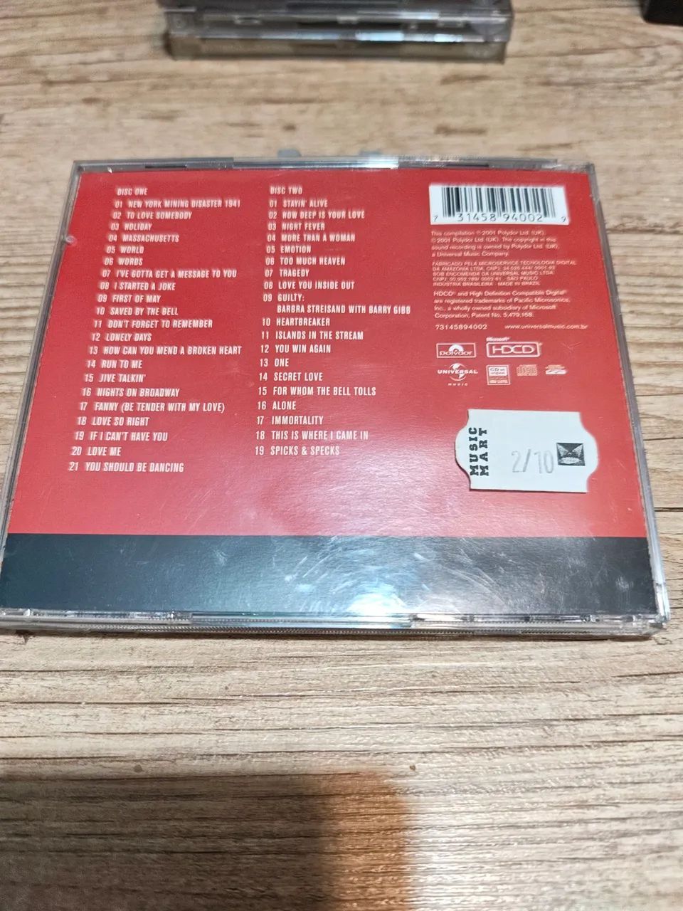 Cd Bee Gees Their Greatest Hits The Record - Foto 4