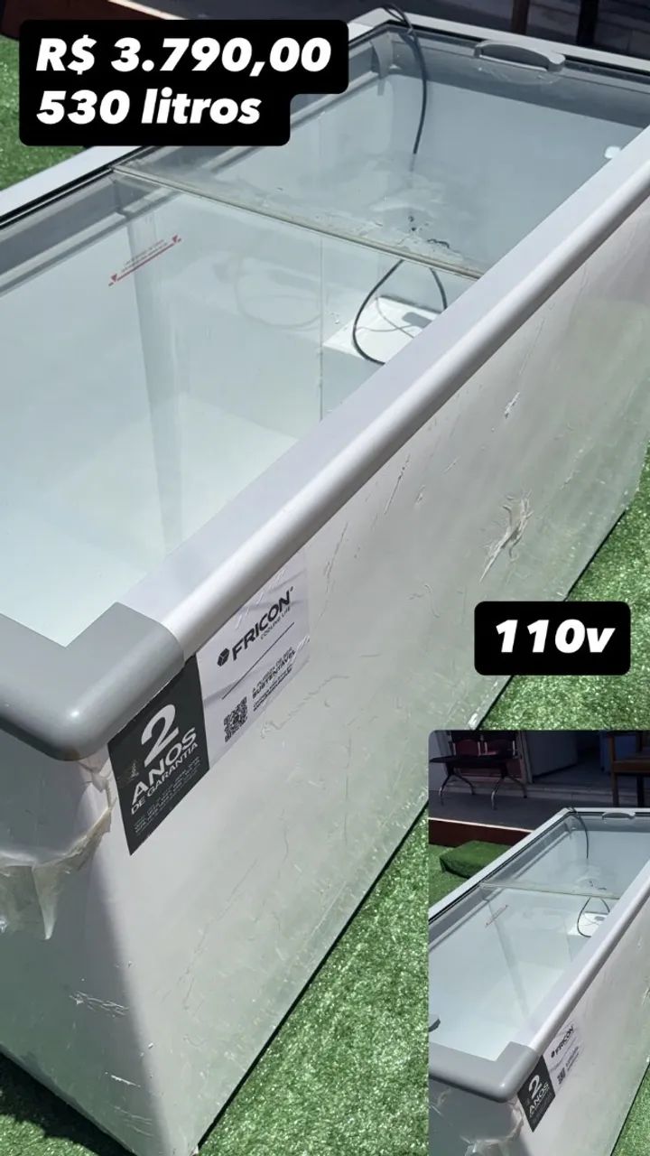 freezer expositor seminovo