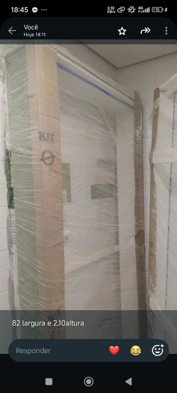 Porta completa com batente 