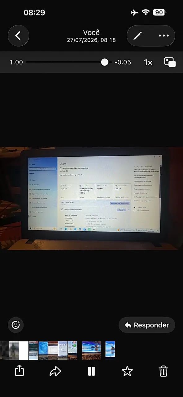 Vendo notebook usado , oportunidade única  - Foto 5