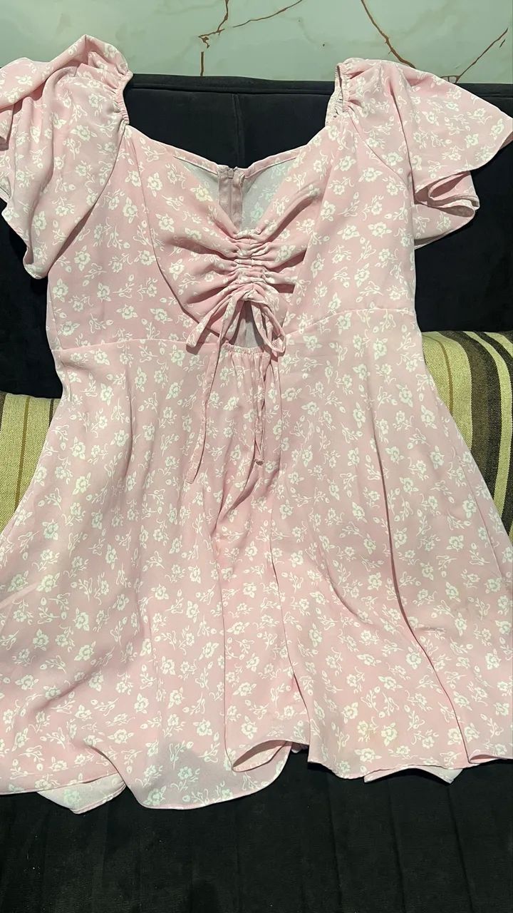 Vestido rosa bb tamanho GG - Foto 2