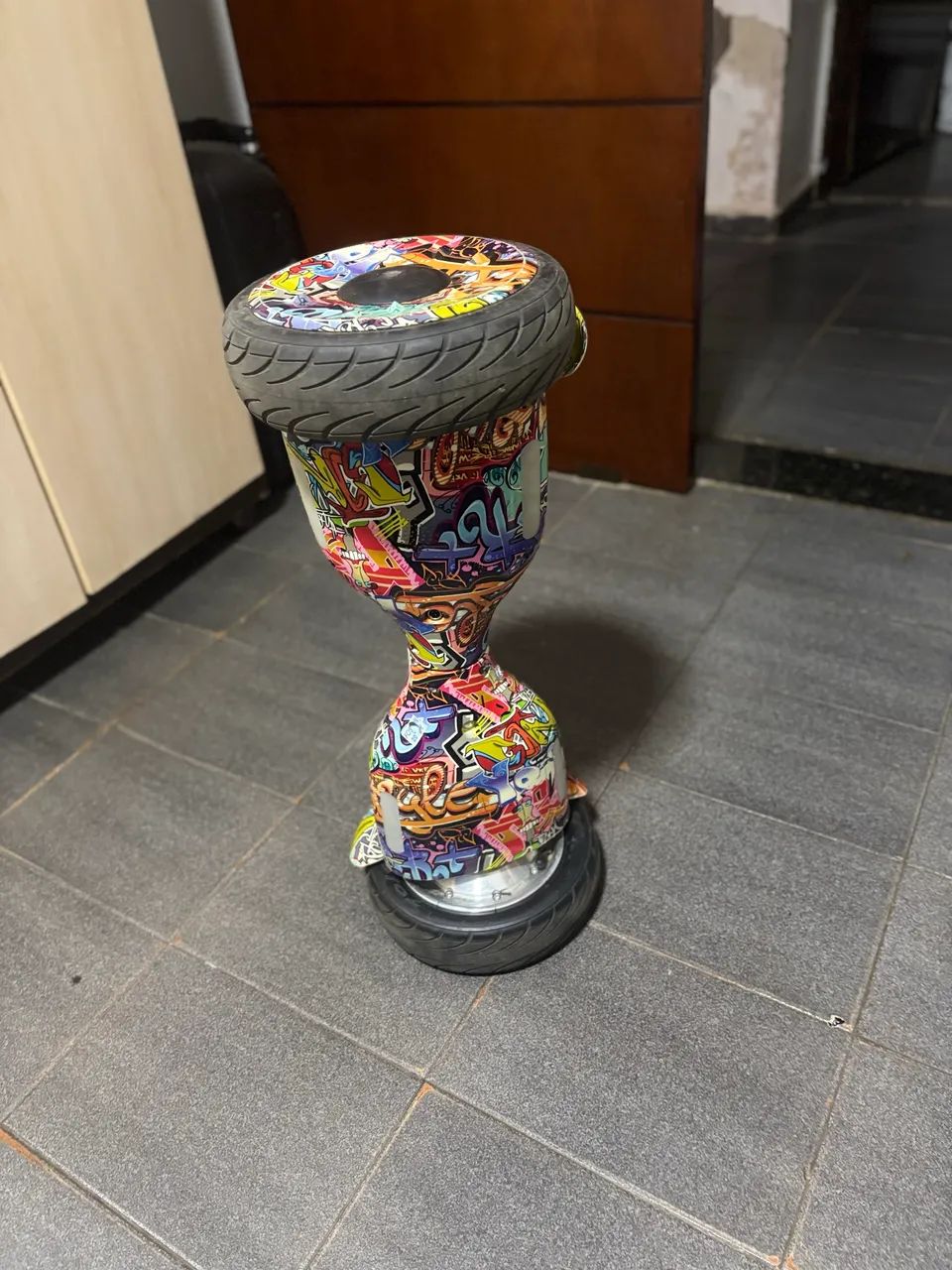 Skate elétrico (hoverboard) com Bluetooth  - Foto 3
